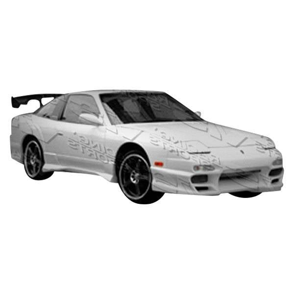1989-1994 Nissan 240SX Hatchback DEMON Style FRP Primer Full Kit-1