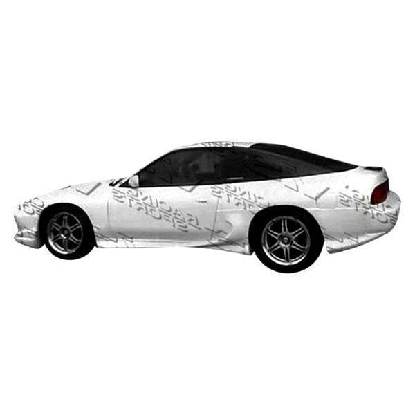 1989-1994 Nissan 240SX Hatchback Invader 4 Style FRP Primer Rear Lip-1