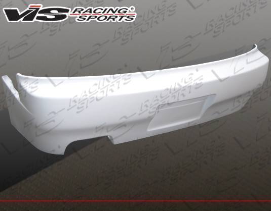 1989-1994 Nissan 240SX Hatchback Quad Six Style FRP Primer Rear Bumper-1