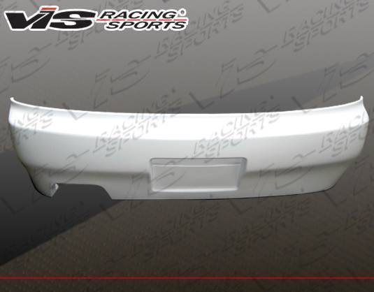 1989-1994 Nissan 240SX Hatchback Quad Six Style FRP Primer Rear Bumper-3