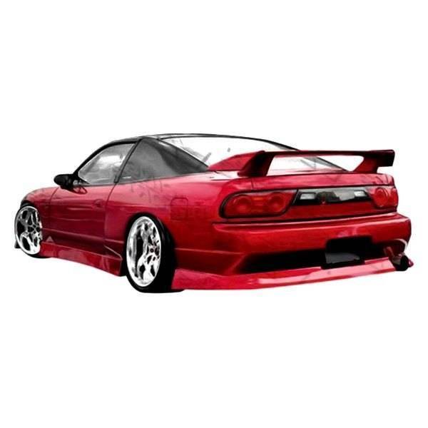 1989-1994 Nissan 240SX Hatchback Werk 9 Style FRP Primer Rear Bumper-1