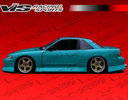 1989-1994 Nissan S13 JDM 2 doors B Speed WB Style FRP Primer WideBody-3