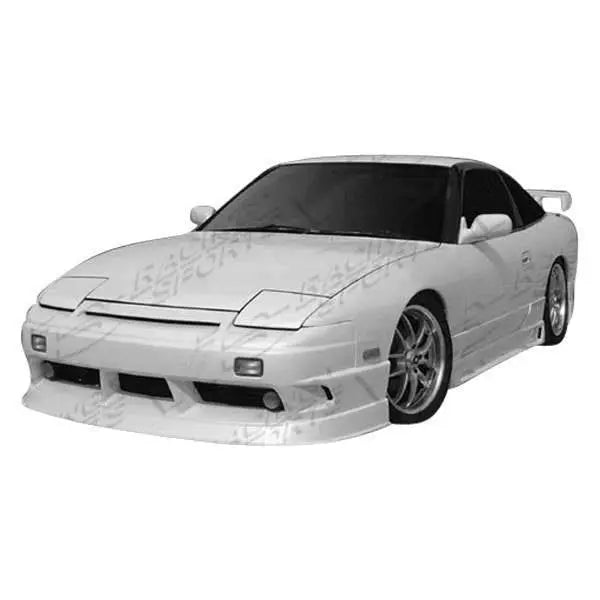 1989-1994 Nissan S13 JDM 2 doors Flex Style FRP Primer Side Skirts-1