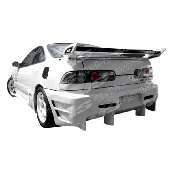 1990-1993 Acura Integra 2 doors EVO 4 Style FRP Primer Rear Bumper-1