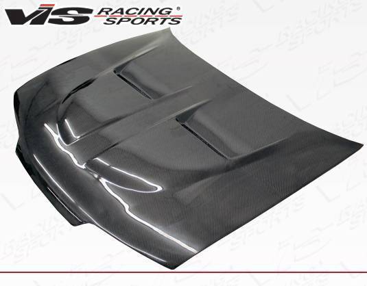 1990-1993 Acura Integra 2 doors 4 doors XTREME GT Style Carbon Fiber Black Hood-1