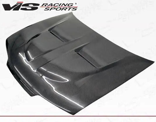 1990-1993 Acura Integra 2 doors 4 doors XTREME GT Style Carbon Fiber Black Hood-1