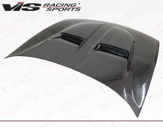 1990-1993 Acura Integra 2 doors 4 doors XTREME GT Style Carbon Fiber Black Hood-3