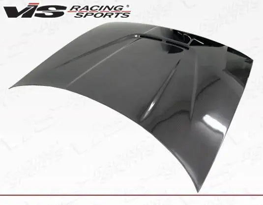1990-1993 Acura Integra 2 doors 4 doors JS Style Carbon Fiber Black Hood-1