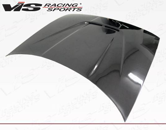 1990-1993 Acura Integra 2 doors 4 doors JS Style Carbon Fiber Black Hood-2