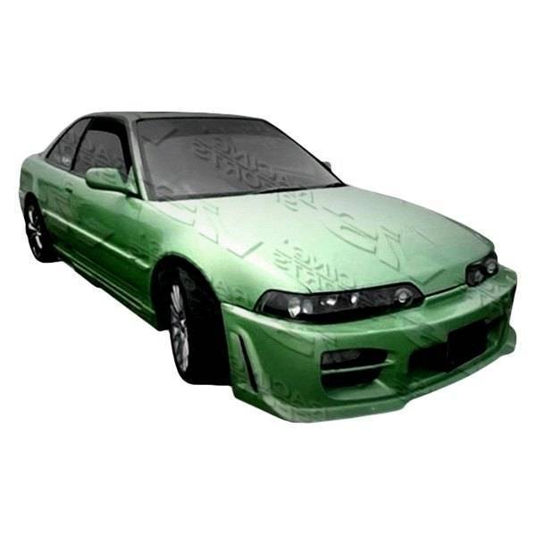 1990-1993 Acura Integra 2 doors 4 doors OCTANE Style FRP Primer Front Bumper-1