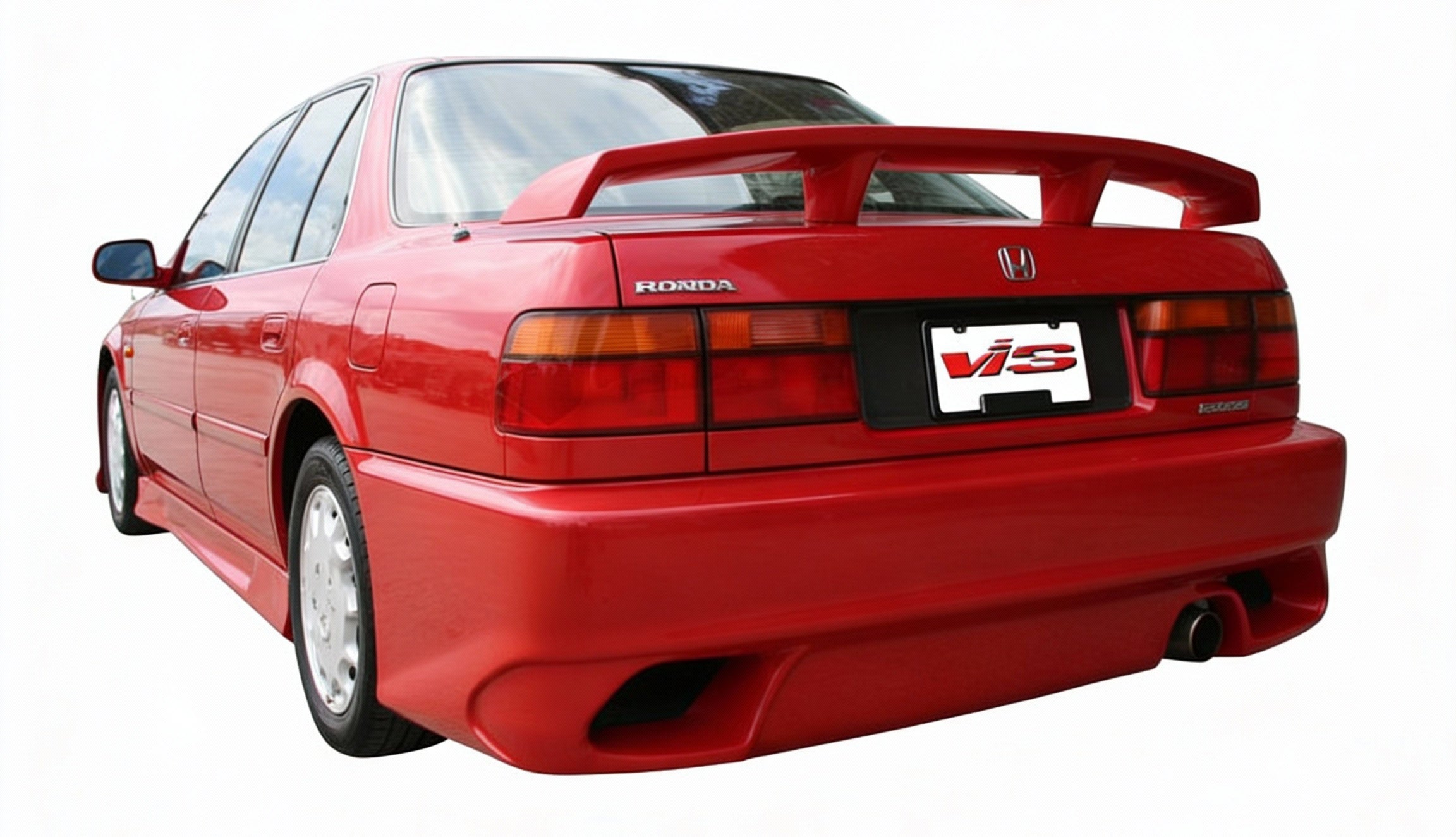 1990-1993 Honda Accord 4 doors 2 doors Gemini Style FRP Primer Rear Bumper