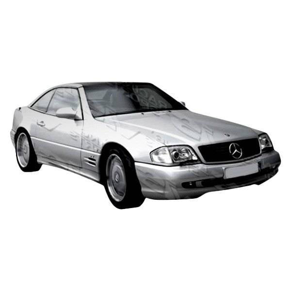 1990-2002 Mercedes Sl R129 2 doors EURO TECH 2 Style FRP Primer Front Bumper-2