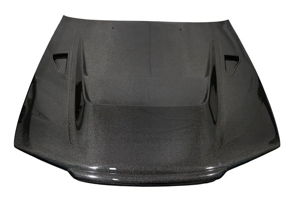 1990-1994 Nissan Skyline R32 GTR DV Style Carbon Fiber Black Hood-1