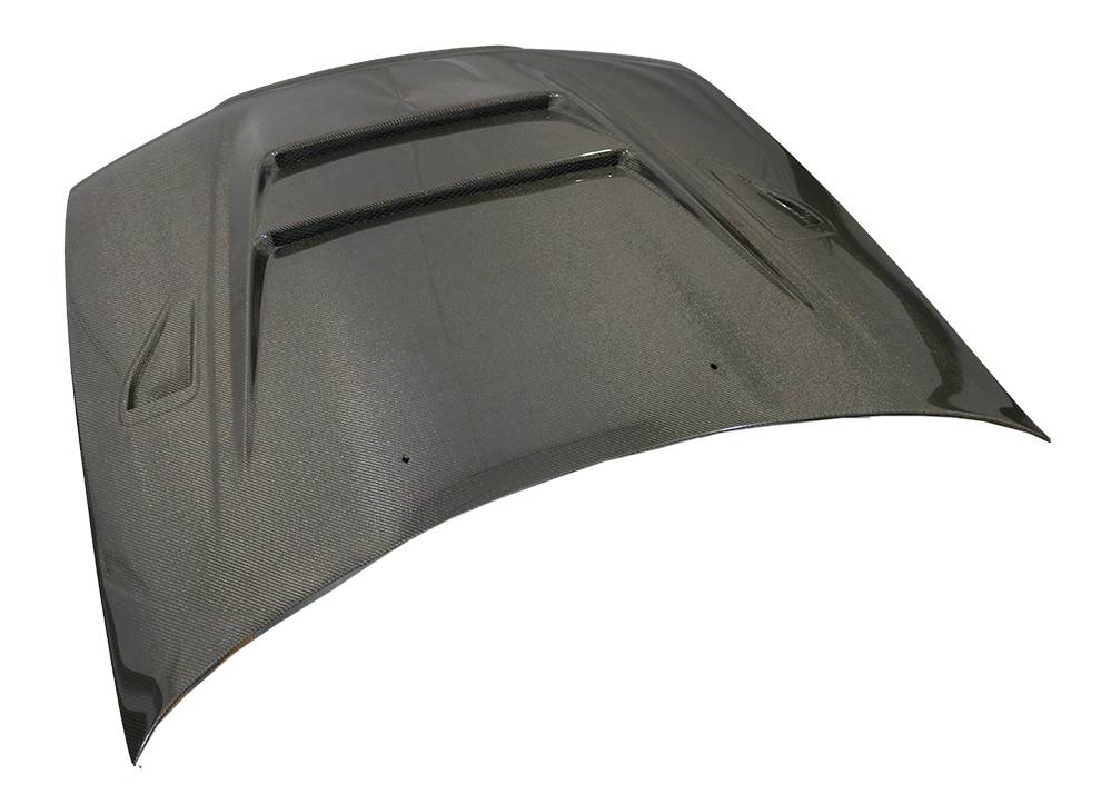 1990-1994 Nissan Skyline R32 GTR DV Style Carbon Fiber Black Hood-3