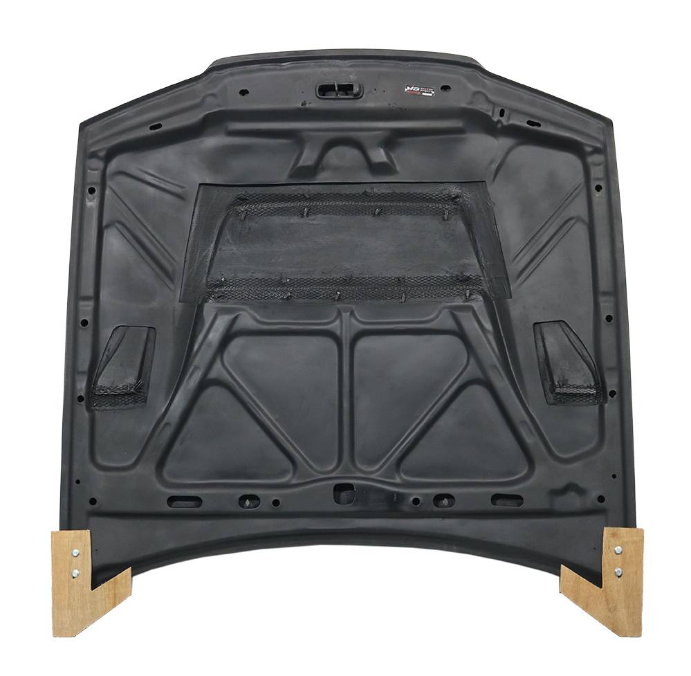 1990-1994 Nissan Skyline R32 GTR DV Style Carbon Fiber Black Hood-5
