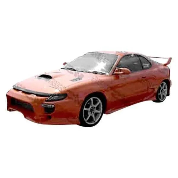 1990-1993 Toyota Celica Hatchback 2 doors INVADER Style FRP Primer Side Skirts-1