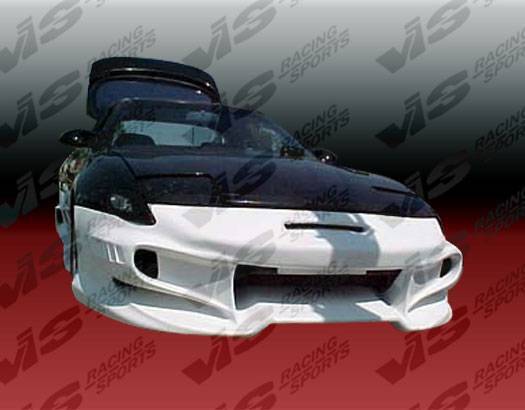 1990-1993 Toyota Celica Hatchback 2 doors INVADER 2 Style FRP Primer Front Bumper-3