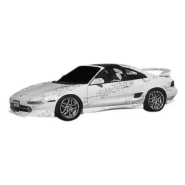1990-1995 Toyota MR2 2 doors K Speed Style FRP Primer Side Skirts-1