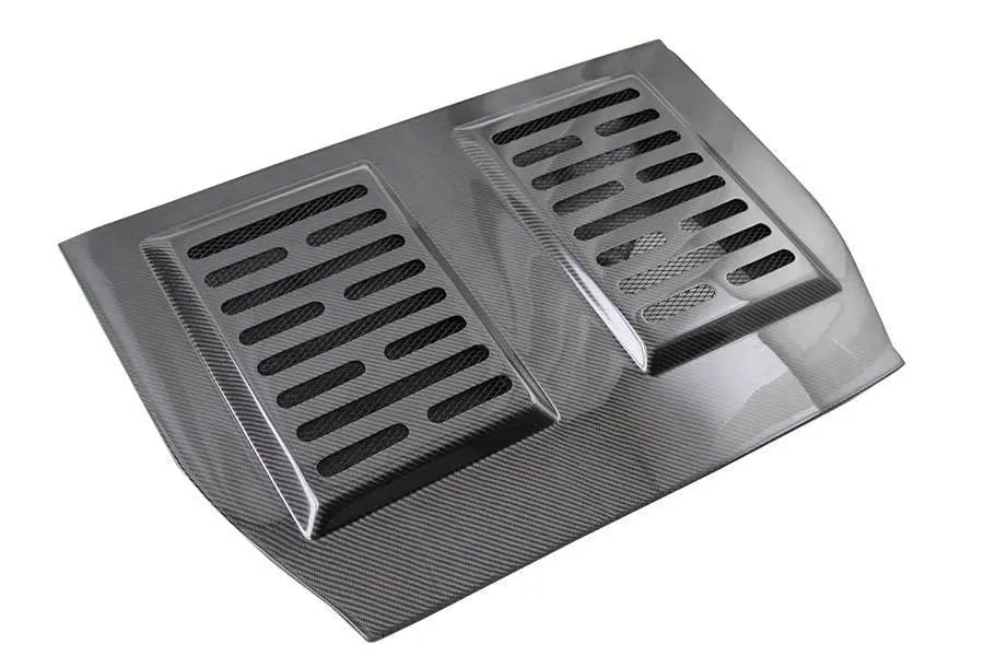 1990-1995 Toyota MR2 2 doors TECHNO R Style Carbon Fiber Black Engine Lid-1