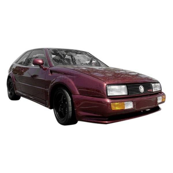 1990-1994 Volkswagen Corrado 2 doors MAX Style FRP Primer Front Bumper-1
