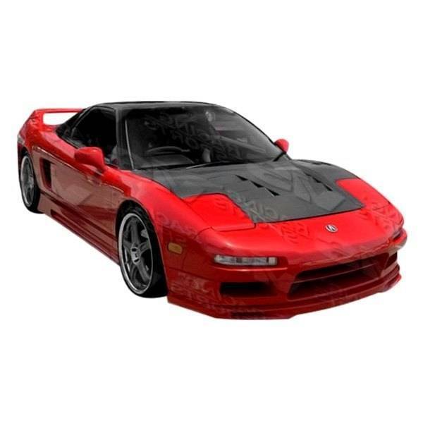 1991-2001 Acura NSX 2 doors TECHNO R Style FRP Primer Front Lip-1