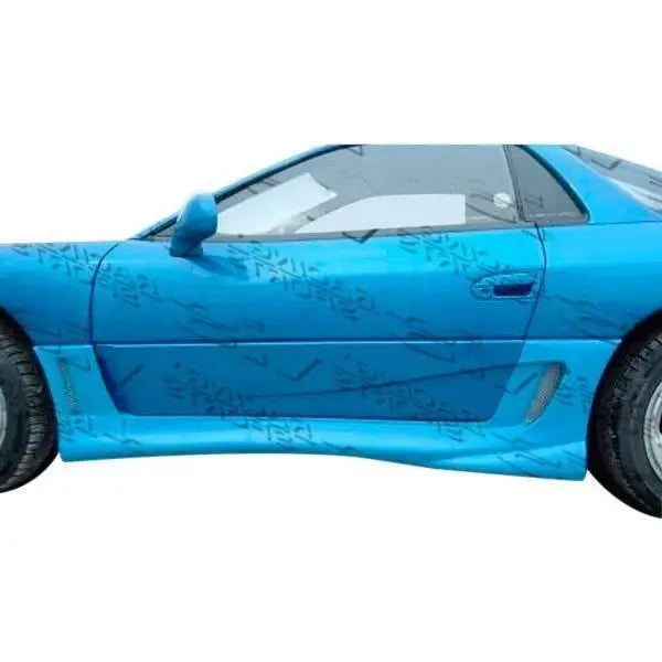 1991-1998 Mitsubishi 3000Gt 2 doors Fighter Style FRP Primer Side Skirts-1