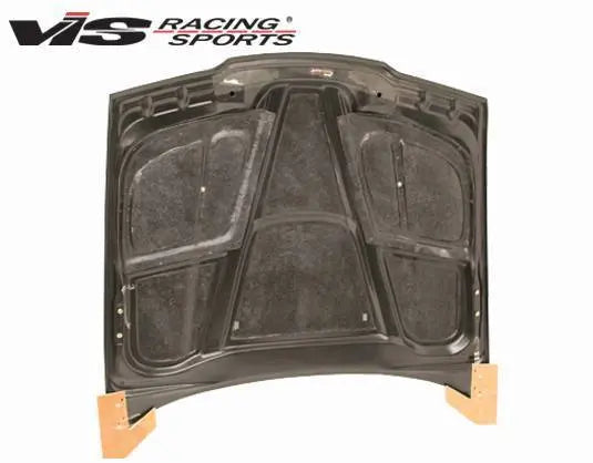 1992-1998 BMW 3 SERIES E36 2 doors GTR Style Carbon Fiber Black Hood-4