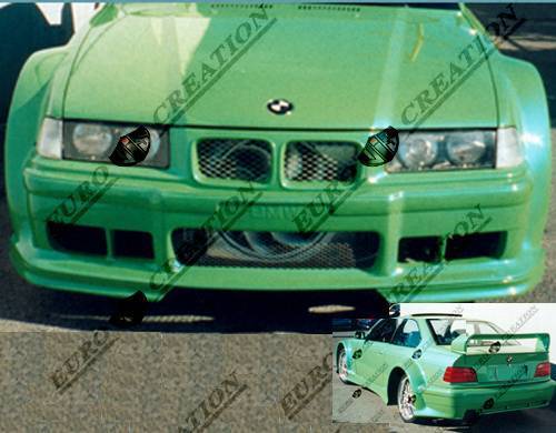 1992-1998 BMW 3 SERIES E36 2 doors GT Widebody Style FRP Primer WideBody-4