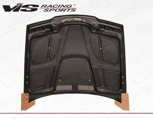 1992-1998 BMW 3 SERIES E36 4 doors GTR Style Carbon Fiber Black Hood-4