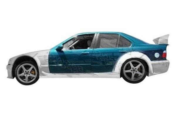 1992-1998 BMW 3 SERIES E36 4 doors GT Widebody Style FRP Primer Fenders-1