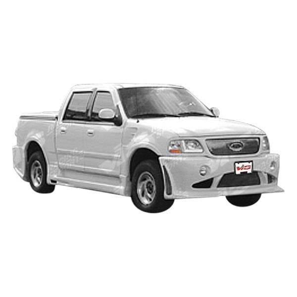 1992-1996 Ford F150 2 doors 4 doors Lighting Style FRP Primer Front Bumper-1