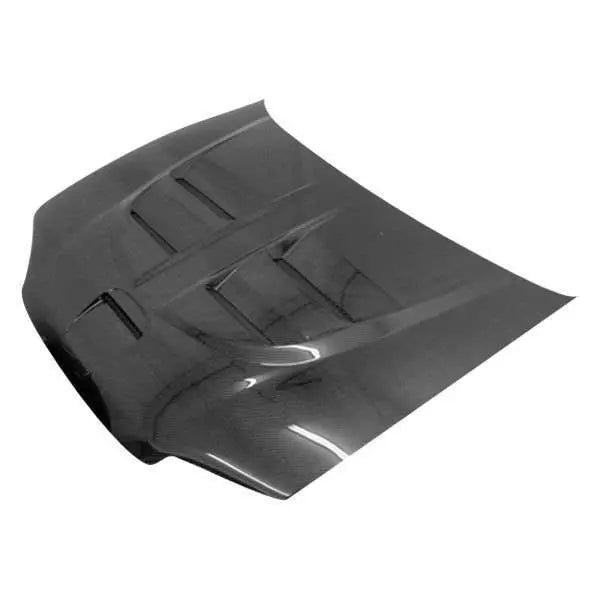 1992-1995 Honda Civic 2 doors FUZION Style Carbon Fiber Black Hood-1