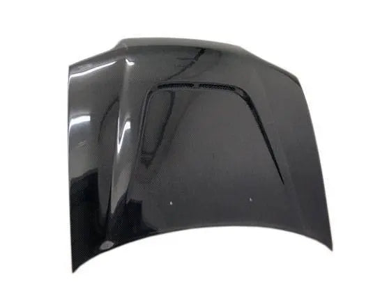 1992-1995 Honda Civic 2 doors JS Style Carbon Fiber Black Hood-1
