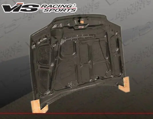 1992-1995 Honda Civic 2 doors JS Style Carbon Fiber Black Hood-3