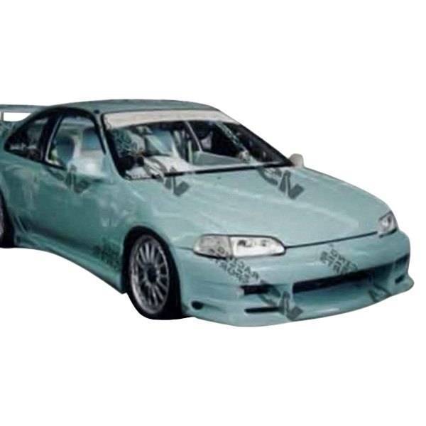 1992-1995 Honda Civic Hatchback 2 doors KOMBAT Style FRP Primer Front Bumper-1