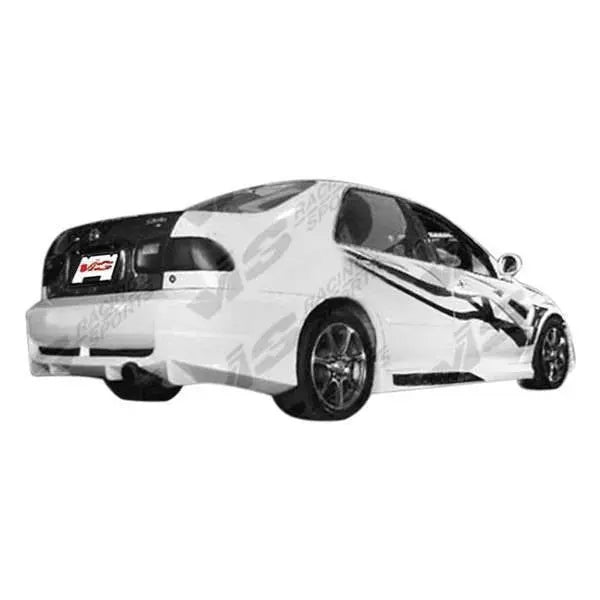 1992-1995 Honda Civic 2 doors 4 doors TECHNO R Style FRP Primer Side Skirts-1