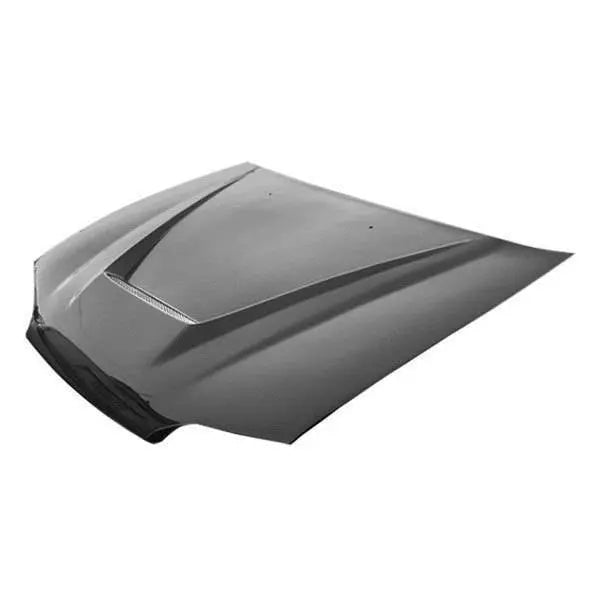 1992-1995 Honda Civic 2 doors INVADER Style Carbon Fiber Black Hood-1