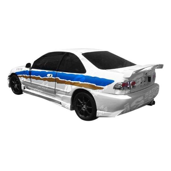 1992-1995 Honda Civic 2 doors 4 doors XGT Style FRP Primer Rear Bumper-1