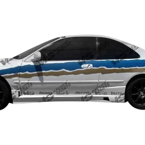1992-1995 Honda Civic 2 doors XGT Style FRP Primer Side Skirts-1