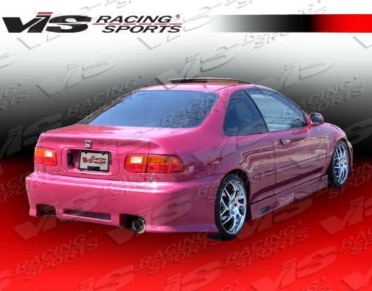 1992-1995 Honda Civic 2 doors Z1 BOXER Style FRP Primer Full Kit-4