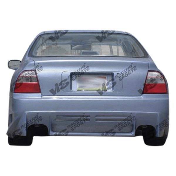 1992-1995 Honda Civic Hatchback CYBER Style FRP Primer Rear Bumper-1