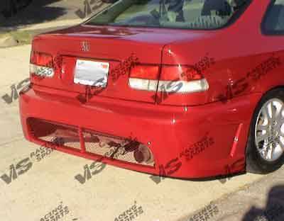 1992-1995 Honda Civic Hatchback TSC 2 Style FRP Primer Full Kit-2