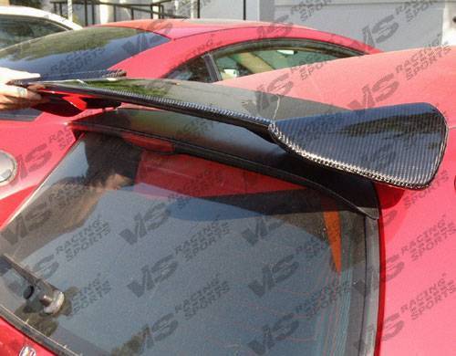 1992-1995 Honda Civic Hatchback Carbon Fiber Black Spoiler-1
