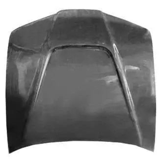 1992-1996 Honda Prelude 2 doors JS Style Carbon Fiber Black Hood-1