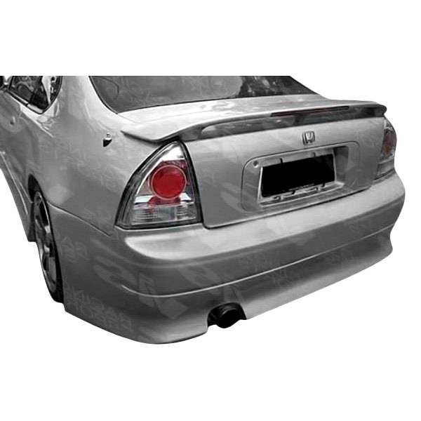 1992-1996 Honda Prelude 2 doors V Speed Style FRP Primer Rear Bumper-1