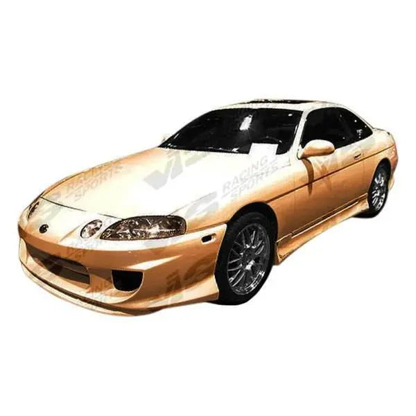1992-2000 Lexus SC300 SC400 2 doors DEMON Style FRP Primer Side Skirts-1