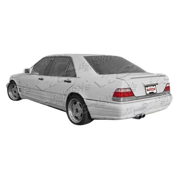1992-1999 Mercedes S Class W140 4 doors LASER Style FRP Primer Spoiler-1