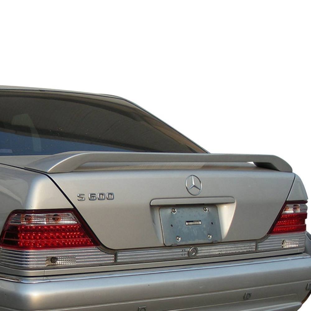 1992-1999 Mercedes S Class W140 4 doors LASER Style FRP Primer Spoiler-2