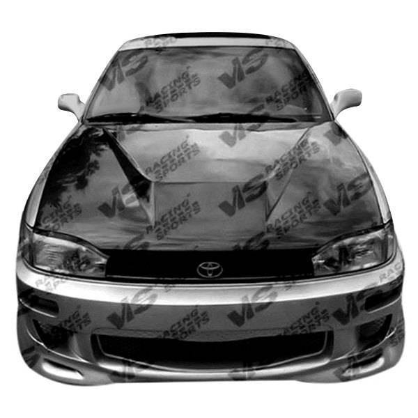 1992-1996 Toyota Camry 4 doors Cyber 3 Style FRP Primer Front Bumper-1