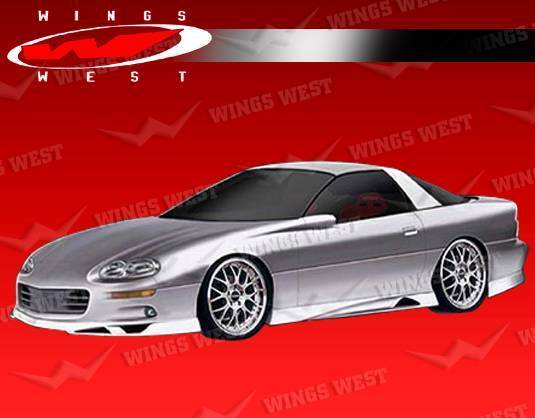 1993-1997 Chevrolet Camaro 2 doors POLYURETHANE Black Front Lip-1